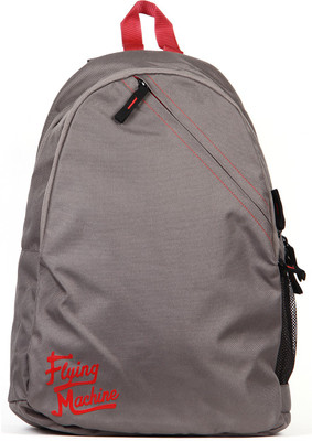 

Flying Machine FMLO8143 24 L Laptop Backpack(Grey, Red)