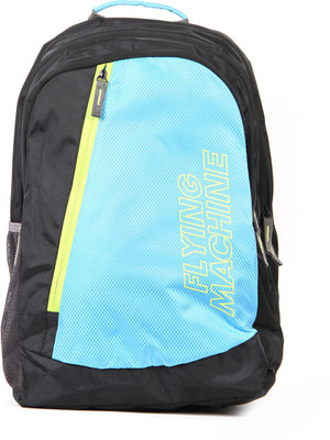 

Flying Machine FMLO8131 24 L Laptop Backpack(Black, Blue)