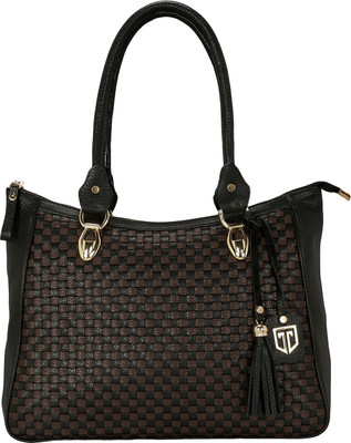 

Tan Luzo NDB LEATHER SHOULDER BAG Shoulder Bag(Black, 5 L)