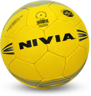 

Nivia Super Synthetic Football - Size: (Pack of 1, Yellow