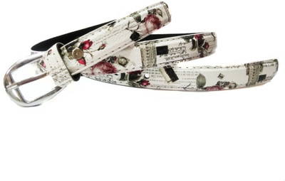 

Arunita Women Casual White Artificial Leather Belt