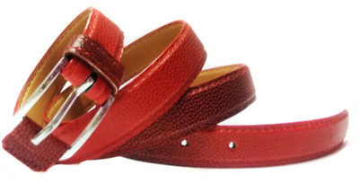 

ARUNITA Women Casual Red Artificial Leather Belt