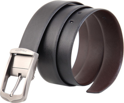 

Kangoo Men & Women Formal Brown, Black Genuine Leather Reversible Belt, Black;brown