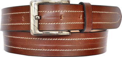 

Aone Men Casual Brown Genuine Leather Belt