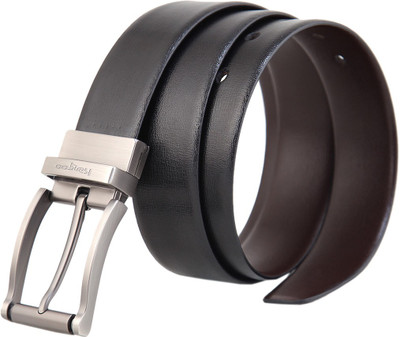 

Kangoo Men & Women Formal Brown, Black Genuine Leather Reversible Belt, Black;brown