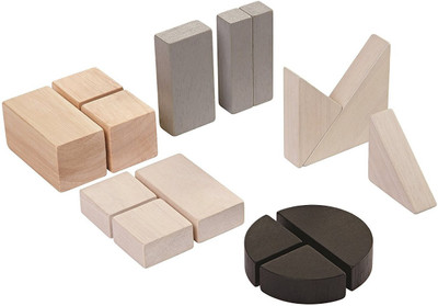 

Plan Toys Fraction Block Puzzle(Multicolor)