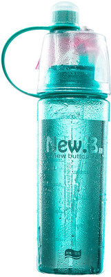 

VibeX ™ Spray Mist Squeeze Protable Water Bottle 550 ml Sipper(Pack of 1, Blue)