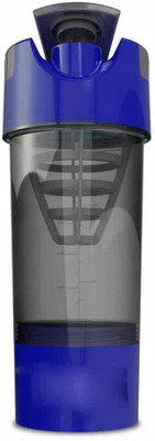 

VibeX ™ SHAKE IT CYCLONE SHAKER (WITH SUPPLEMENT BASKET) 500 ml Shaker(Pack of 1, Blue)