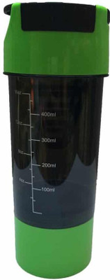 VibeX ® Nutrition Shaker Bottle 500 ml Shaker(Pack of 1, Green)