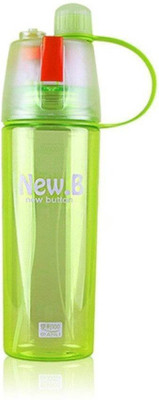 

VibeX ™ Spray Mist Squeeze Protable Water Bottle 550 ml Sipper(Pack of 1, Green)