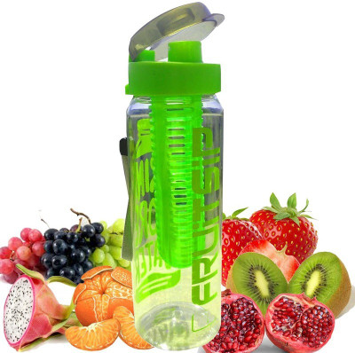 

VibeX ™ Fashion Portable Juice Frosted Leak-proof Bike Outdoor Sports Fruit Mix Shakers 700 ml(Multicolor)