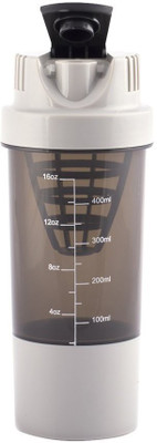 

VibeX ™ Cyclone Protein bottle 500 ml Shaker(Pack of 1, Grey)