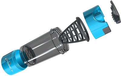 

VibeX ® Blender mixer bottle protein with compartment 480 ml Shaker(Pack of 1, Blue)