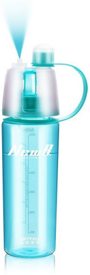 

VibeX ™ Spray Mist Squeeze Protable Water Bottle 600 ml Sipper(Pack of 1, Blue)