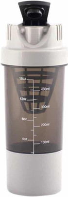 

VibeX ® All-in-One Blender Ball Cup 500 ml Shaker(Pack of 1, Grey)
