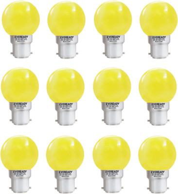 

Eveready 0.5 W Standard B22 LED Bulb(Yellow, Pack of 12)