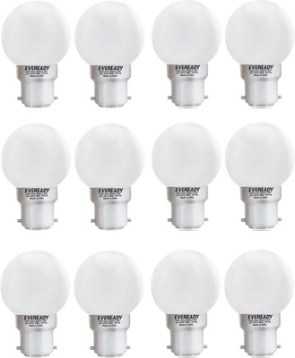 

Eveready 0.5 W Standard B22 LED Bulb(White, Pack of 12)