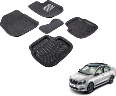 MOCKHE EVA 3D Mat For  Skoda Rapid(Black)