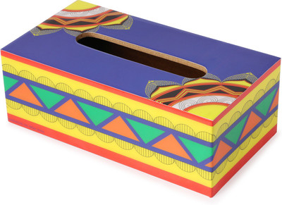 

toshakhana 1 Compartments MDF Tissue Paper Box(Multicolor)