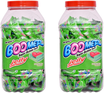 Boomer Super Bubble Gum Jelly Watermelon Chewing Gum(672 g Pack of 2)