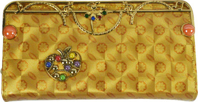 

Glitters Online Casual Gold Clutch
