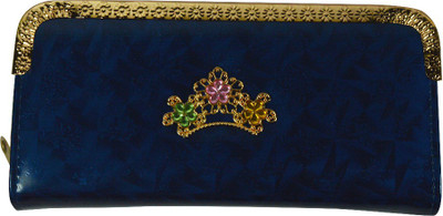 

Glitters Online Casual Blue Clutch