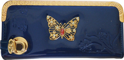 

Glitters Online Casual Blue Clutch