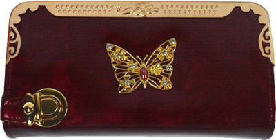 

Glitters Online Casual Red Clutch