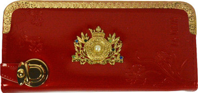 

Glitters Online Casual Red Clutch