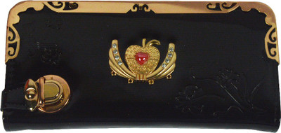 

Glitters Online Casual Black Clutch