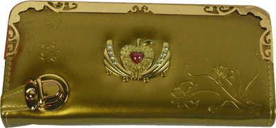 

Glitters Online Casual Gold Clutch