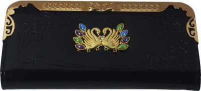 

Glitters Online Casual Black Clutch