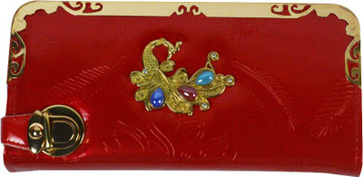 

Glitters Online Casual Red Clutch