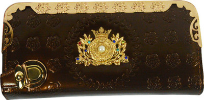 

Glitters Online Casual Brown Clutch