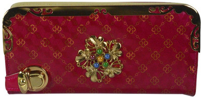

Glitters Online Casual Pink Clutch