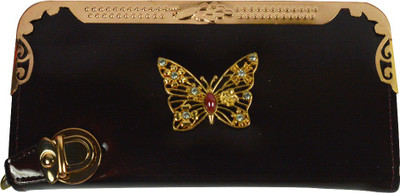 

Glitters Online Casual Brown Clutch