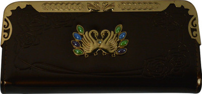 

Glitters Online Casual Brown Clutch