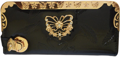 

Glitters Online Casual Black Clutch
