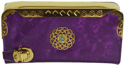 

Glitters Online Casual Purple Clutch