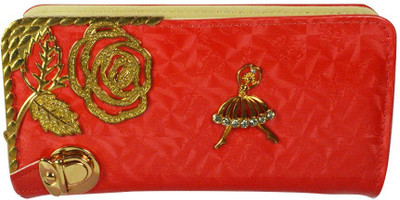 

Glitters Online Casual Red Clutch