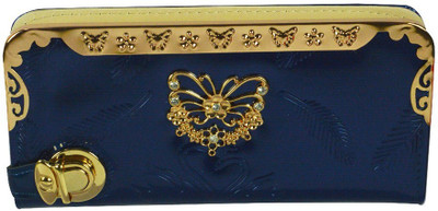 

Glitters Online Casual Blue Clutch