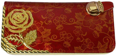 

Glitters Online Casual Red Clutch
