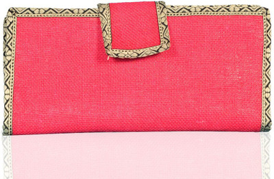 

LADY QUEEN Casual Pink Clutch