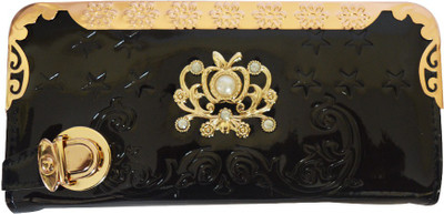 

Glitters Online Casual Black Clutch