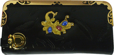 

Glitters Online Casual Black Clutch