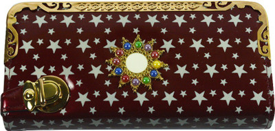 

Glitters Online Casual Red Clutch