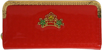 

Glitters Online Casual Red Clutch