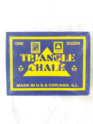 

21 Balls 21b156 TRIANGLE CHALK A GRADE Snooker, Pool, Billiards Cue Stick(Silicone)