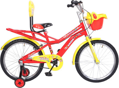 

Atlas Smash Sporty Bike For Kids Age Of 7-9yrs Red&Yellow 20 T Single Speed Recreation Cycle(Multicolor)