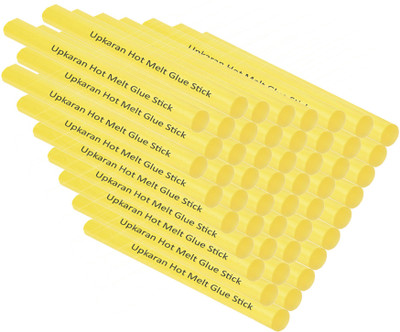 

Upkaran Yellow 11mm Mini Hot Melt Glue Sticks (Bunch of 50) for Hot Melt Glue Gun - 50 g